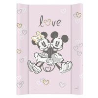 CEBA - Podložka přebalovací s pevnou deskou COMFORT 50x70 Disney Minnie & Mickey Pink