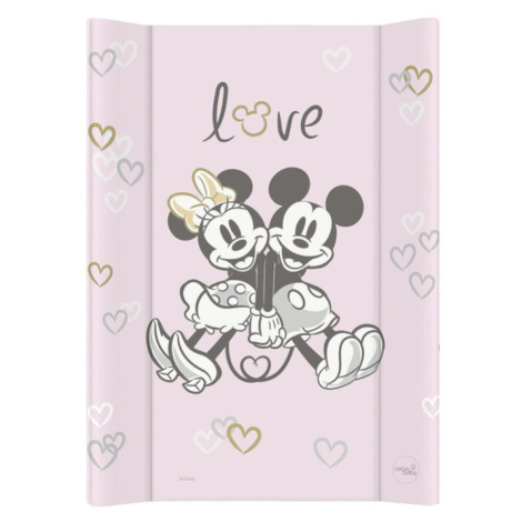 CEBA - Podložka přebalovací s pevnou deskou COMFORT 50x70 Disney Minnie & Mickey Pink CebaBaby