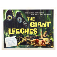 Ilustrace Attack Of Giant Leeches 02, 40 × 30 cm