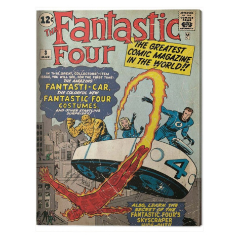 Obraz na plátně Fantastic Four - Marvel Comics, (60 x 80 cm) Pyramid