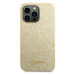 Guess GUHCP14XHGGSHD hard silikonové pouzdro iPhone 14 PRO MAX 6.7" gold Glitter Script