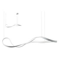 Redo Závěsné LED svítidlo Nubo, š.1250 mm, 4000K Barva: Bílá