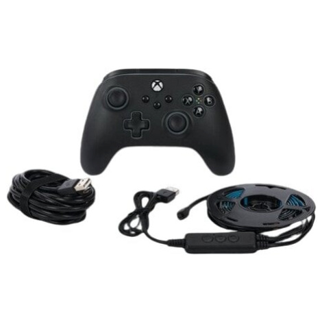 PowerA Advantage Wired Controller, Xbox Series X/S, černý + RGB Led pásek - XBGP0076-01