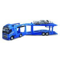 Bburago 1:43 STR FIRE Multicar Carrier - Volvo FH16 w/Porsche 911 GT2 RS