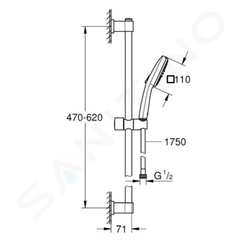 Sprchy a sprchové sety GROHE