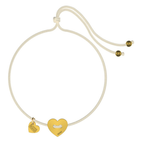 Náramek Mini Heart Beige Gold I love KUKU