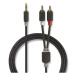 Kabel Jack 3,5mm stereo/2x Cinch 5m NEDIS CABW22200AT50