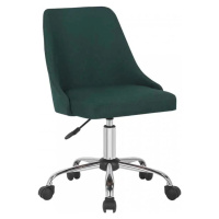 Tempo Kondela Kancelářská židle EDIZ - smaragdová + kupón KONDELA10 na okamžitou slevu 3% (kupón