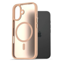 AlzaGuard Matte Case Compatible with Magsafe pro iPhone 16 pískově žlutý