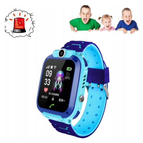 dětské chytré hodinky vodotěsné modré