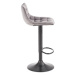 Halmar Barová židle H95, šedá