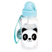Modrá dětská láhev s brčkem Rex London Miko The Panda, 500 ml