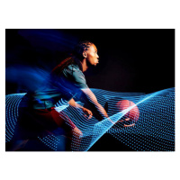 Fotografie Man moves with basket ball, Jon Enoch Photography Ltd, 40 × 30 cm