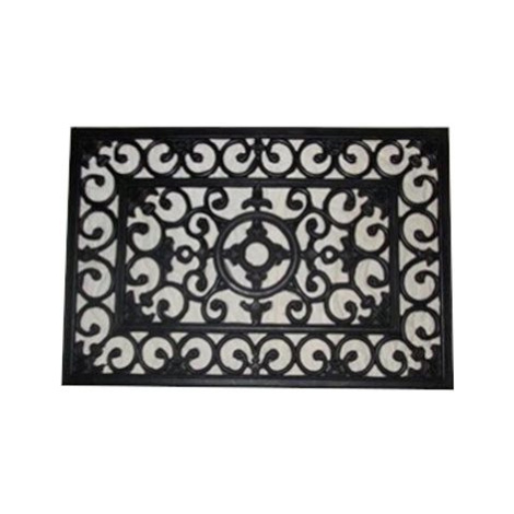 Home Elements Gumová rohožka černá 40 × 60 cm