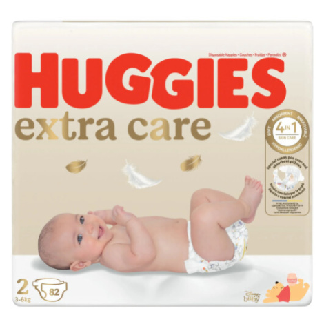 HUGGIES extra care 2 3-6kg 82ks Kimberly-Clark