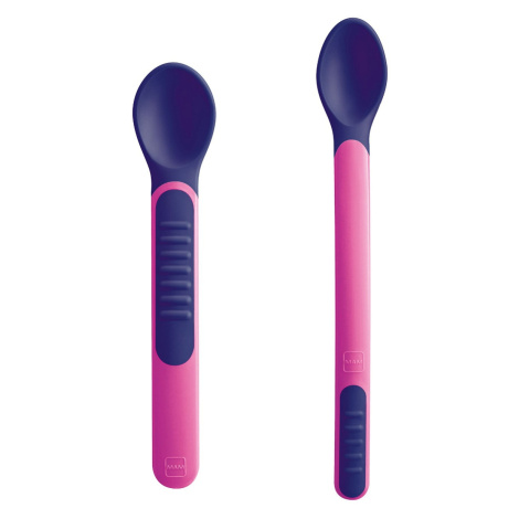 MAM Feeding spoons & Cover 6m+ lžičky 2 ks růžové