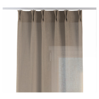 Dekoria Závěs na dvojitých hačcích flex, béžová, Sensuale Premium, 144-40