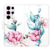 iSaprio flip pouzdro Beautiful Flower pro Samsung Galaxy S23 Ultra