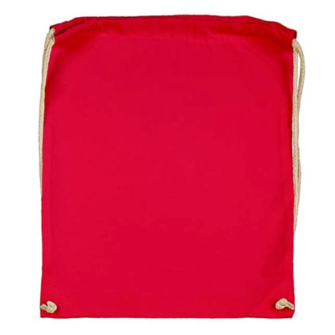 Bavlněný batoh k domalování - barva červená PRIMO