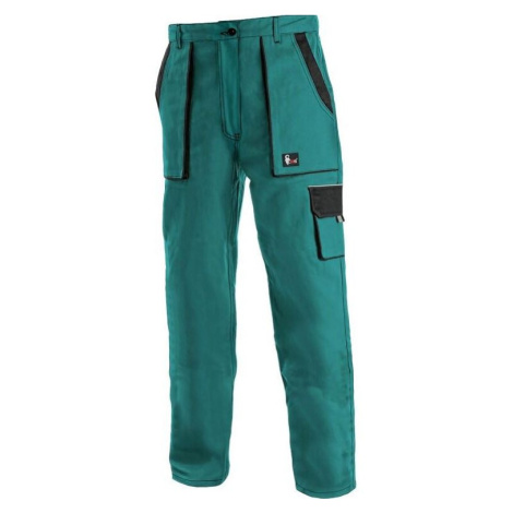 CXS Luxy Elena dámské montérkové kalhoty zeleno-černé