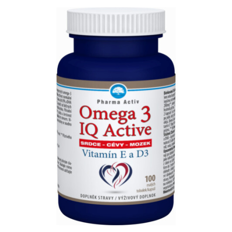 Omega 3 IQ Activ + Vitamin E, D3 tob.100