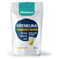 Allnature Křemelina s kolagenem a inulinem - příchuť citrón 100g