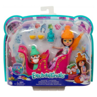 Enchantimals sáně pro lišku, mattel gjx31