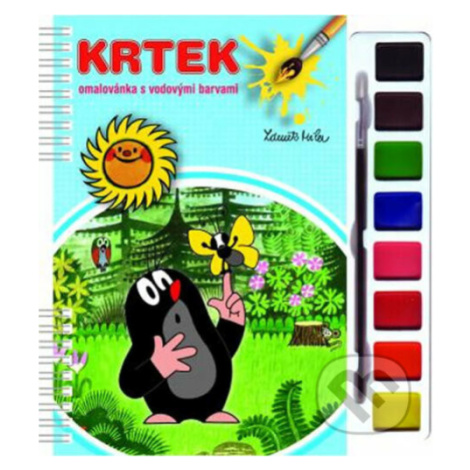 Krtek 3 - Omalovánky s vodovými barvami - Zdeněk Miler - kniha z kategorie Omalovánky Akim