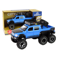 Off-Road auto velká kola 1:16 modrá