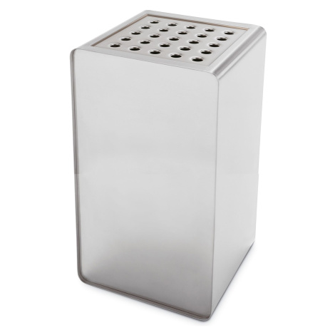 Popelník s děrovaným krytem Caimi Brevetti Prisma 70 cm, nerez ocel, indoor