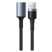 BASEUS kabel Cafule Series USB 3.0, M/F, nabíjecí, 2A, 1m, šedá - CADKLF-B0G