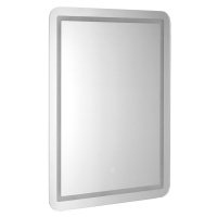 Aqualine SALICA zrcadlo s LED osvětlením 60x80cm, dotykový senzor, stmívatelné