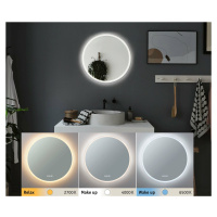 PAULMANN HomeSpa LED zrcadlo s osvětlením Mirra kruhové IP44 zrcadlo/bílá 21W WhiteSwitch 789.52