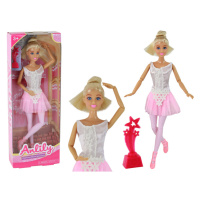 Dětská panenka Anlily Ballerina Dancer Statuette Bun Pink Dress