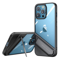 Ugreen Fusion Kickstand Case pevné pouzdro s gelovým rámem a stojánkem pro iPhone 13 Pro černé (