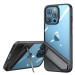 Ugreen Fusion Kickstand Case pevné pouzdro s gelovým rámem a stojánkem pro iPhone 13 Pro černé (