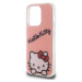 Zadní kryt Hello Kitty IML Daydreaming Logo pro Apple iPhone 15 Pro, růžová
