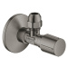 Rohový ventil Grohe 1/2"x3/8" s krytkou kartáčovaný Hard Graphite 22039AL0