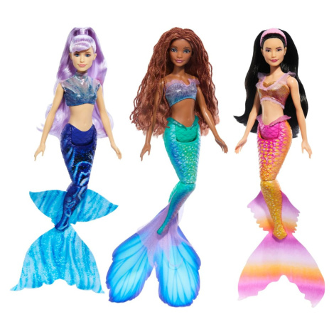 Mattel disney princess sada 3 panenek malá mořská víla a sestřičky, hnd29