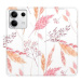 iSaprio flip pouzdro Ornamental Flowers pro Xiaomi Redmi Note 13 5G