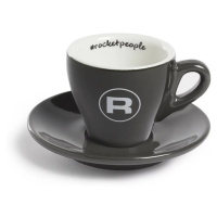 Rocket Espresso šálek s podšálkem rocketpeople 60 ml tmavě šedý