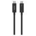 Belkin Thunderbolt 4 USB-C kabel, 2m, černý