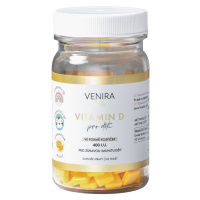 Venira kids Vitamin D pro děti ve formě kostiček pomeranč 120 tablet