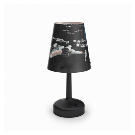 Philips STAR WARS LAMPA STOLNÍ černá na baterie 71888/30/16