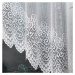 Dekorační oblouková krátká záclona na žabky VIOLETTA 150 bílá 250x150 cm MyBestHome