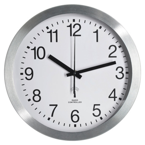 Ambia Home NÁSTĚNNÉ HODINY barvy stříbra, bílá 25 cm