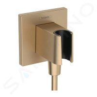 Hansgrohe 26889140 - Sprchové kolínko s držákem, kartáčovaný bronz