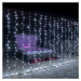 VOLTRONIC 68203 Vánoční světelný závěs - 6 x 3 m, 600 LED, studeně bílý