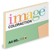 Coloraction A4 80 g 5 × 20 ks - mix pastelové (žlutá, zelená, modrá, růžová, meruňková)