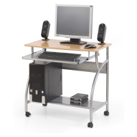 Počítačový stůl na kolečkách GAP – MDF deska, olše